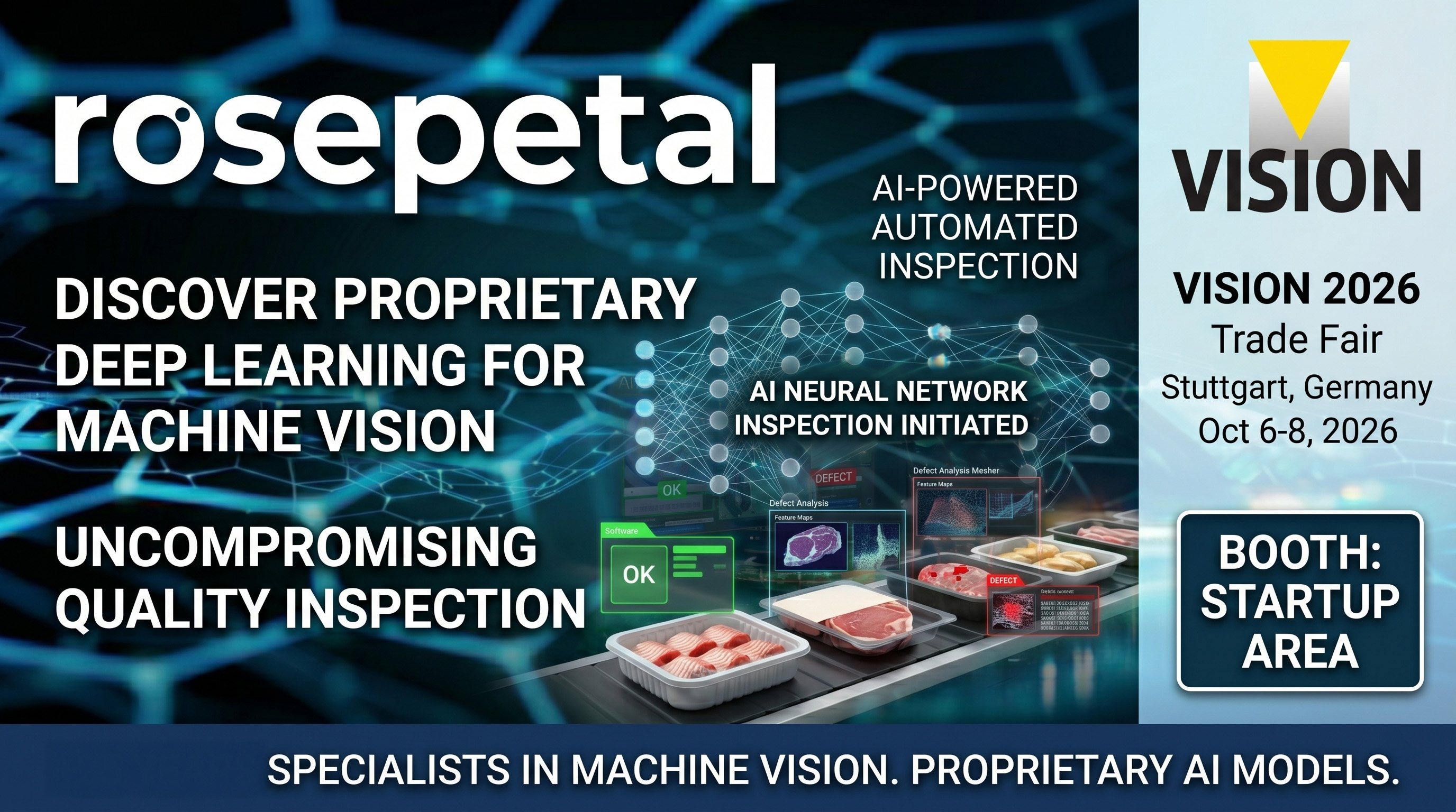 Rosepetal AI at VISION 2026 — Messe Stuttgart, October 6–8, 2026