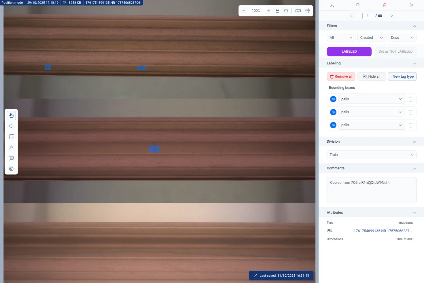 Cable Inspection Vision System