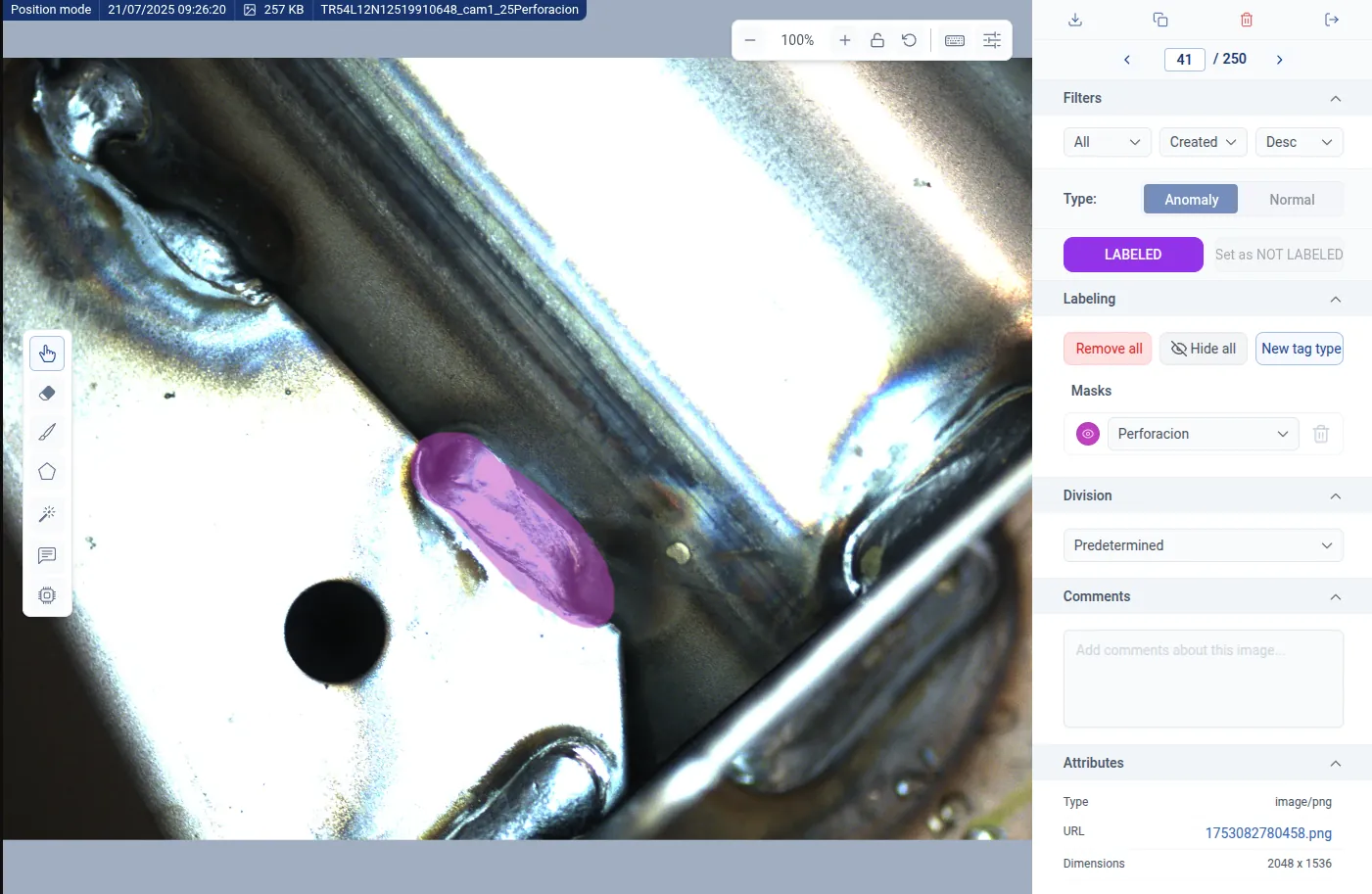 Weld Defect Detection Visualization