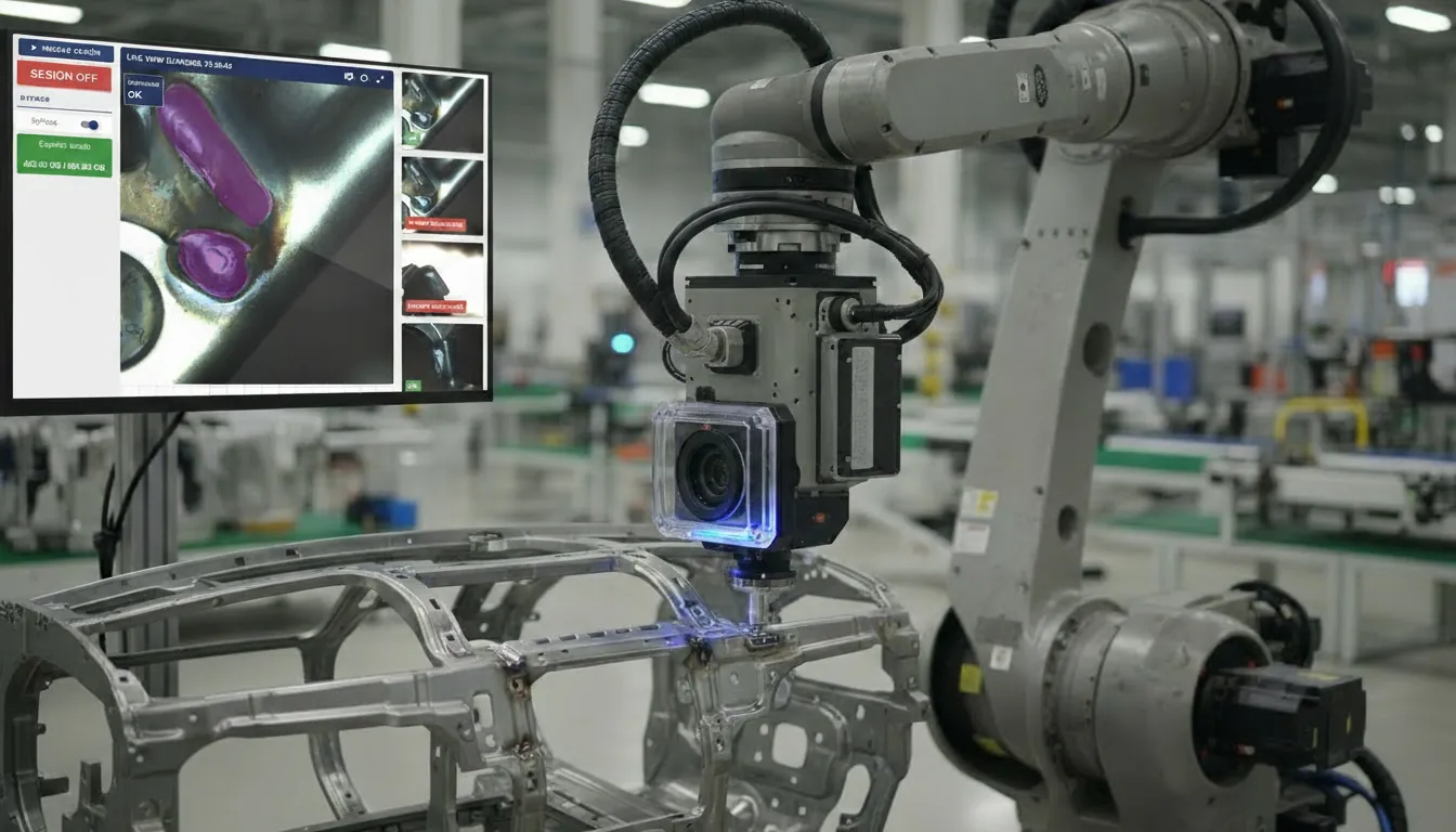 AI Vision System for Weld Defect Detection in Automotive Manufacturing